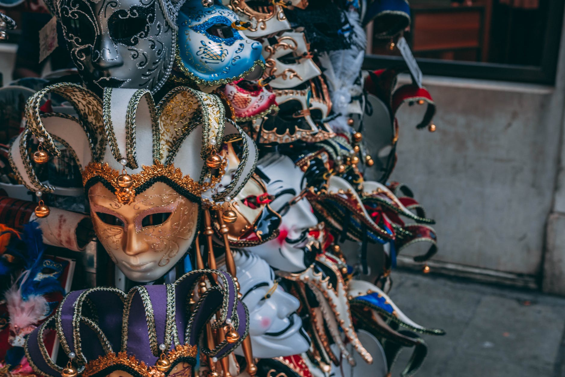 assorted color mask